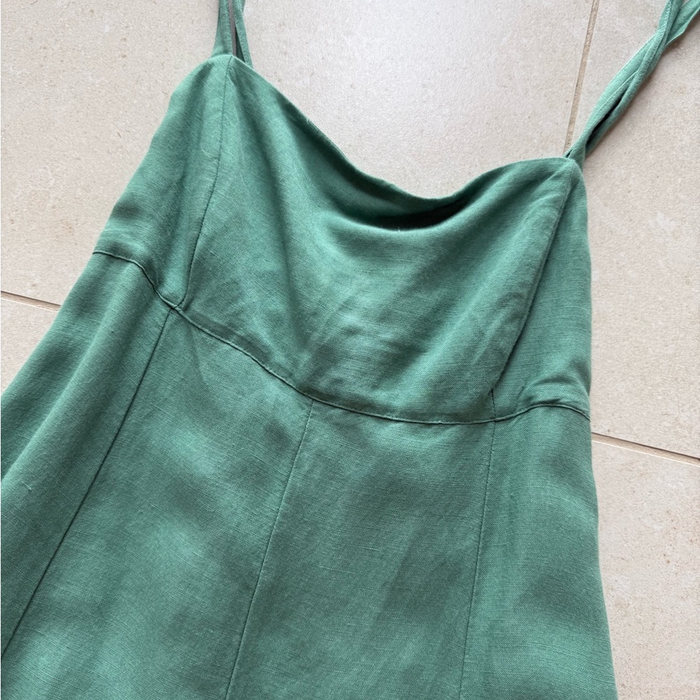 COPY - Cute Green Linen Dress